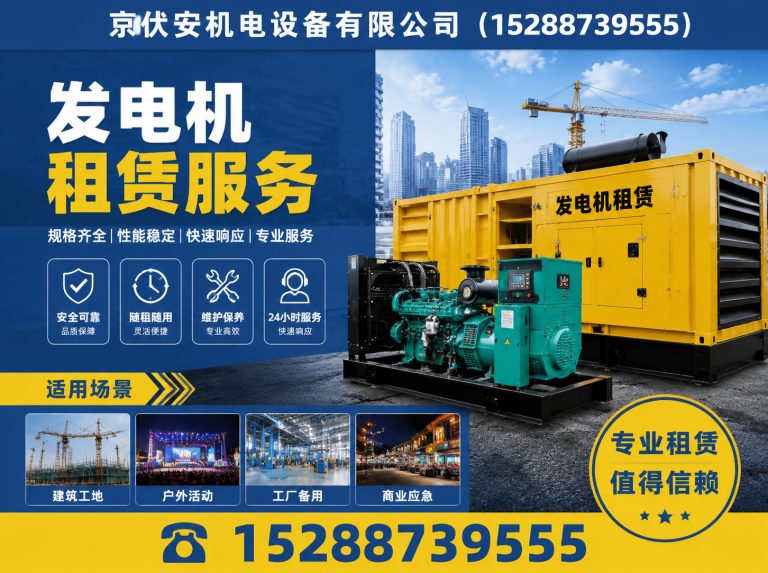 哈尔滨发电车租赁展示图